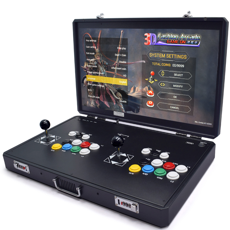 Gun Shooting Arcade - Pandora h3 24-Zoll-LCD-Arcade-Konsole, Spiele, 2-Spieler-Platine, Retro-Video,